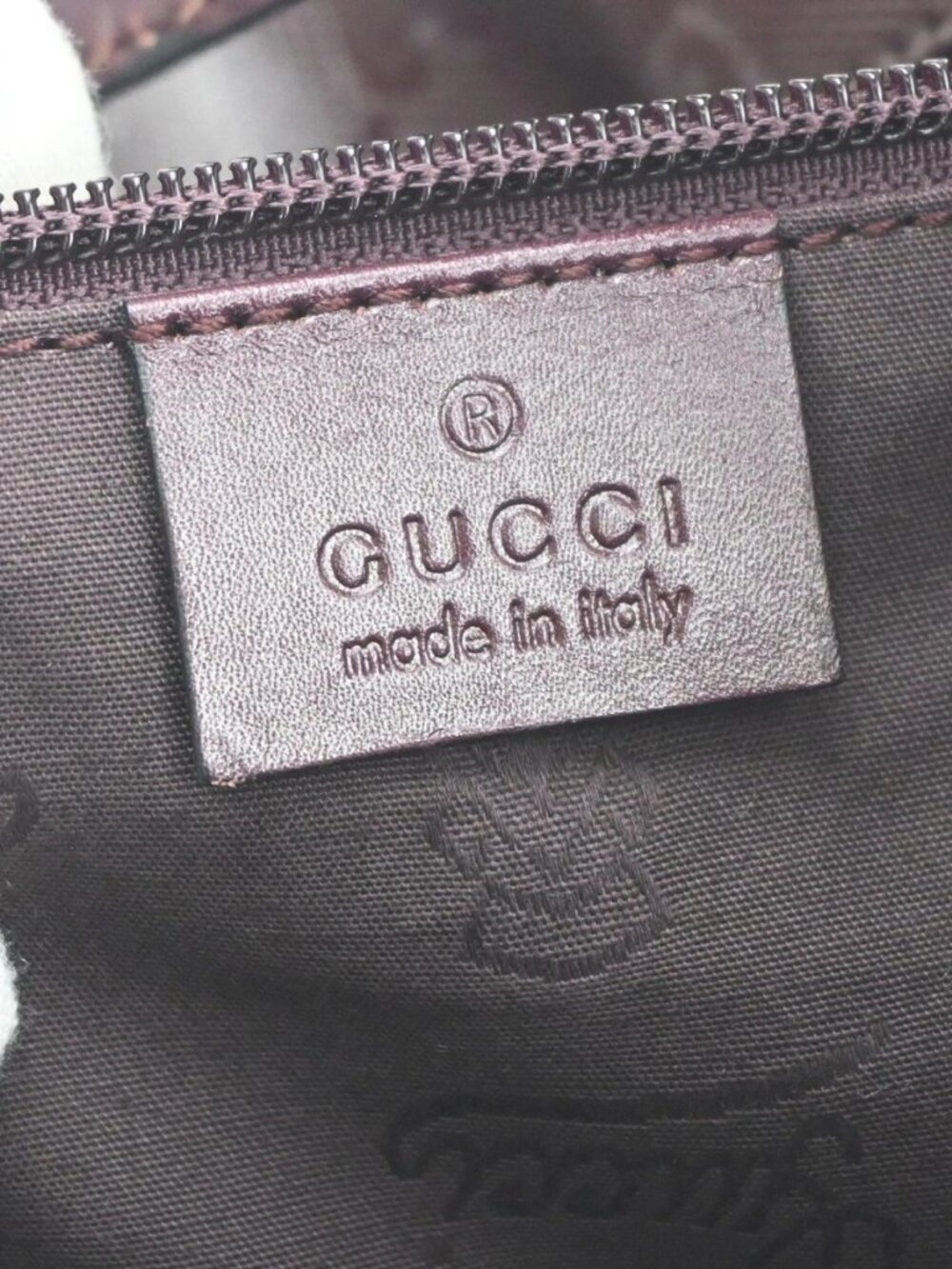 GUCCI Logo GG Pattern Imprime Shoulder Tote Bag PVC Leather Burgundy Red 31MA441 - Picture 16 of 16